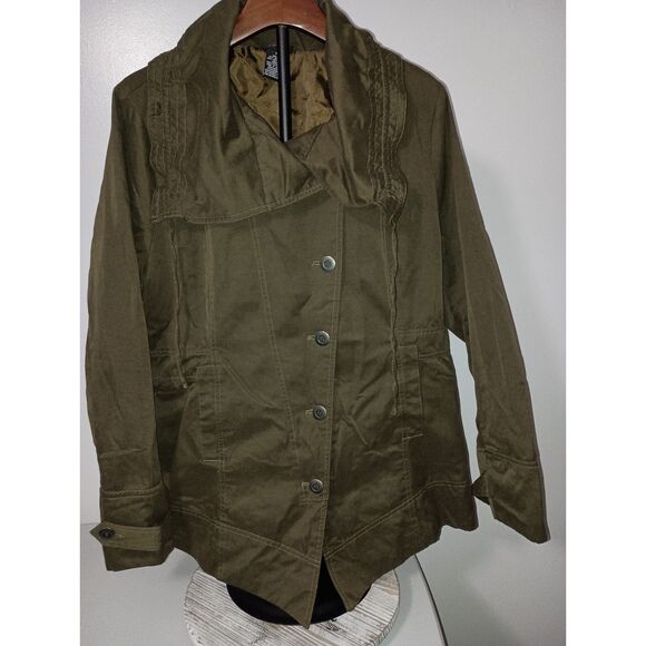 TORRID: Green Utility Jacket, Woman Size 1 (14/16) - Picture 1 of 6